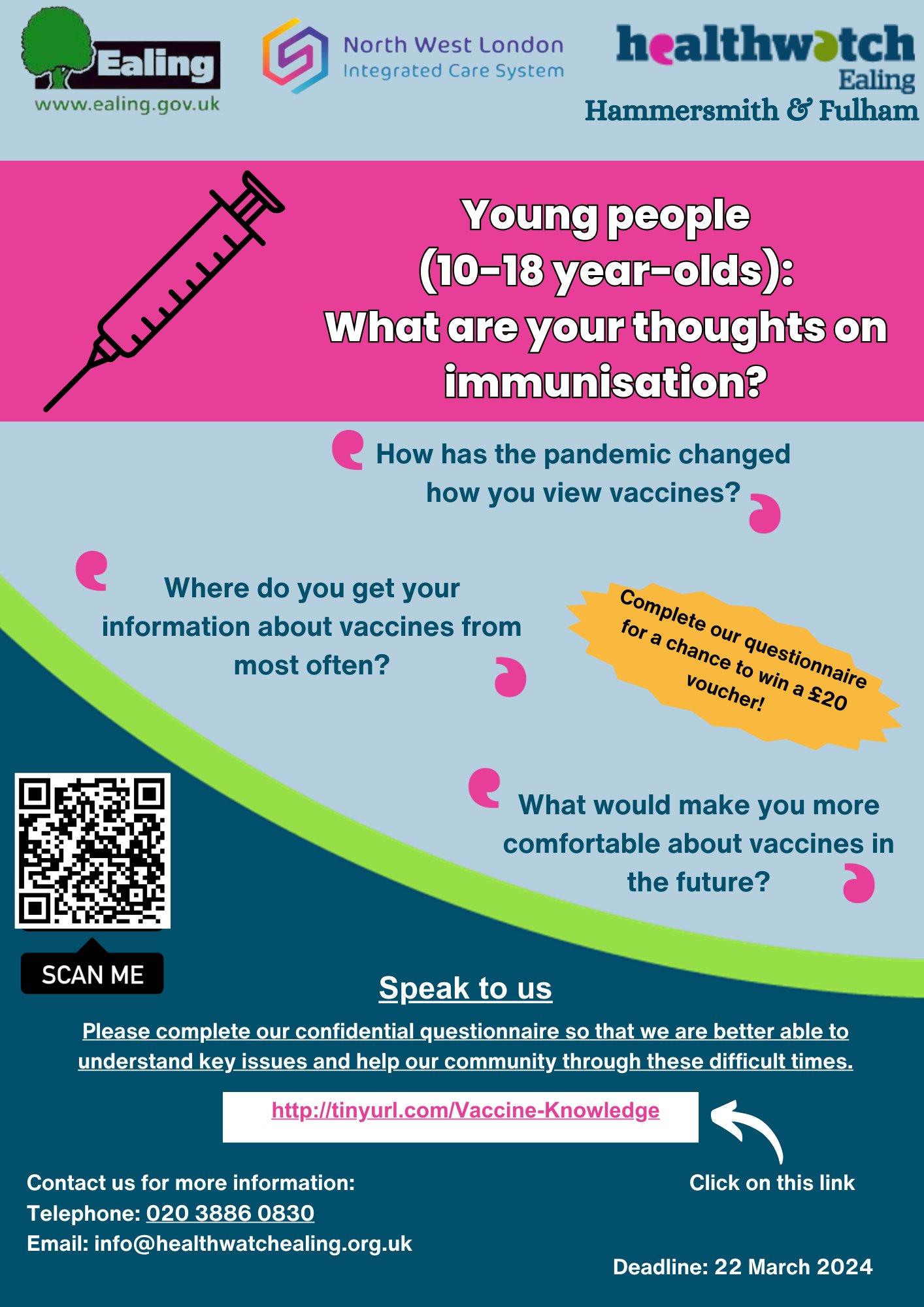 Young peoples' vaccine attitudes questionnaire