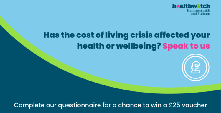 Has the cost of living crisis affected your health or wellbeing? Questionnaire