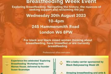 The Black Breastfeeding Week event