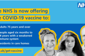 The NHS is now offering the COVID-19 vaccine. Credit: NHS